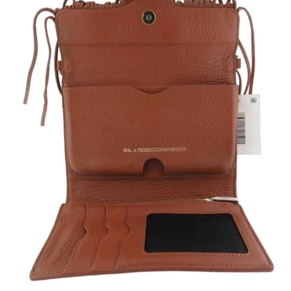 Rebecca Minkoff Convertible Fringe X Case Mate Crossbody Bag Wallet PHONE CASE - Picture 4 of 16